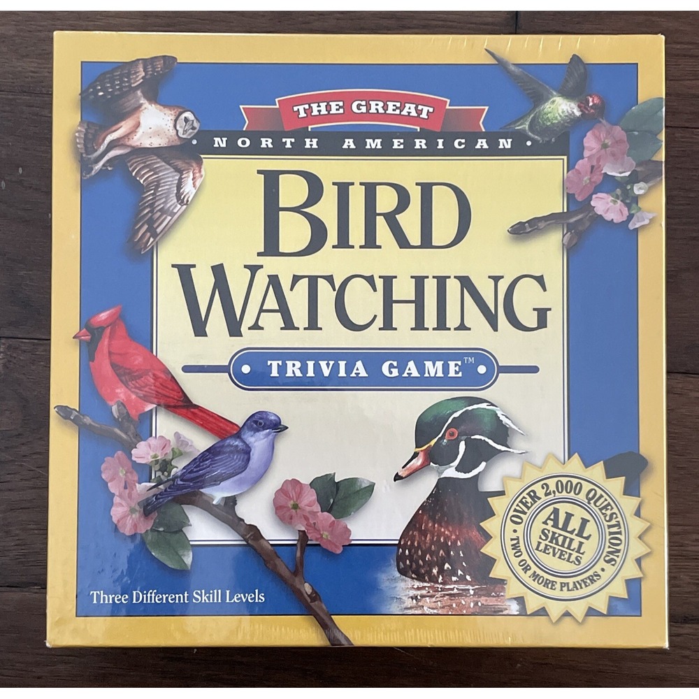 The Great North American Bird Watching Trivia Game Outset‎ Media 2004 NEW!